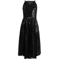 Coast VIVIANA PLEATED SEQUIN DRESS Sukienka koktajlowa black. Czarne sukienki damskie marki Coast, bez wzorów, z poliesteru, wizytowe, bez kołnierzyka, bez rękawów. W wyprzedaży za 351,60 zł.