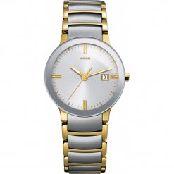 RADO RABAT ZEGAREK CENTRIX R30 932 10 3. Szare zegarki damskie RADO, złote. W wyprzedaży za 2990,00 zł.