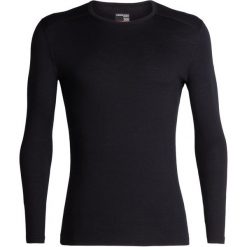 Icebreaker T-Shirt Męski Mens 200 Oasis Ls Crewe Black Xl. Czarne koszulki męskie termoaktywne Icebreaker, xl, bez wzorów, z wełny, sportowe, bez kołnierzyka, długie. W wyprzedaży za 269,00 zł.