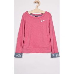 Nike Kids - Bluza dziecięca 122-166 cm. Różowe bluzy dziewczęce Nike Kids, z nadrukiem, z poliesteru, bez rękawów, bez kaptura. W wyprzedaży za 139,90 zł.