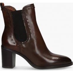 Botki brązowe Octawia. Brązowe botki damskie Badura. Za 286,99 zł.