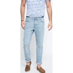 Review - Jeansy. Niebieskie jeansy męskie slim Review, z bawełny. W wyprzedaży za 99,90 zł.