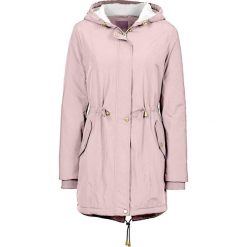 Kurtka parka na podszewce z polaru bonprix pastelowy jasnoróżowy. Różowe kurtki damskie bonprix, bez wzorów, z polaru, bez kaptura. Za 139,99 zł.