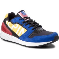 Sneakersy POLO RALPH LAUREN - Train100 809720514001 Royal Mult. Szare sneakersy męskie Polo Ralph Lauren, na co dzień, bez wzorów, ze skóry ekologicznej, bez zapięcia. W wyprzedaży za 409,00 zł.