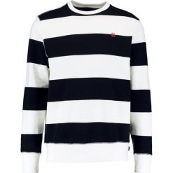 Bejsbolówki męskie: HUF CATALINA STRIPE CREW Bluza black