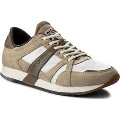 Sneakersy NAPAPIJRI - Rabari 16833620 Beige N1010. Brązowe sneakersy męskie marki Napapijri, na co dzień, bez wzorów, z zamszu, bez zapięcia. W wyprzedaży za 199,00 zł.