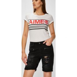 Fresh Made - Szorty. Czarne szorty jeansowe damskie marki Fresh Made, s, casualowe. W wyprzedaży za 54,90 zł.
