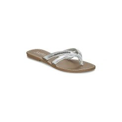 Japonki LPB Shoes KALINDA. Szare klapki damskie marki LPB Shoes, bez wzorów, bez obcasa. Za 87,20 zł.