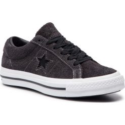 Tenisówki CONVERSE - One Star Ox C163247 Almost Black/Black/White. Szare półbuty damskie Converse, bez wzorów, ze skóry, bez zapięcia. W wyprzedaży za 259,00 zł.