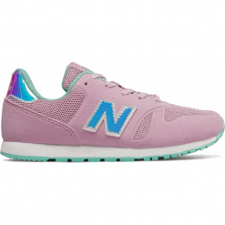 New Balance YR373M1. Szare buty sportowe dziewczęce marki New Balance, z materiału. Za 229,99 zł.