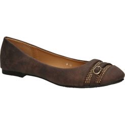 BALERINY CASU W-16. Brązowe baleriny damskie Casu. Za 29,99 zł.