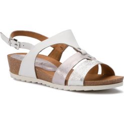 Sandały CAPRICE - 9-28207-22 Rosegold Comb 981. Szare klapki damskie Caprice, bez wzorów, ze skóry, bez obcasa, na obcasie. Za 229,90 zł.