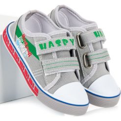 Buty sportowe chłopięce: Chłopięce trampki na rzep MAKENZIE