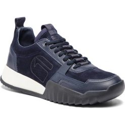 Sneakersy G-STAR RAW - Rackam Rovic Premium D12703-B039-6486 Dk Saru Blue. Niebieskie sneakersy męskie G-Star RAW, na co dzień, bez wzorów, ze skóry, eleganckie, bez zapięcia. W wyprzedaży za 549,00 zł.