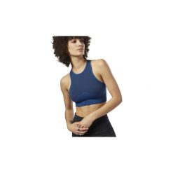 Biustonosze Reebok Sport Top Workout Seamless. Niebieskie topy sportowe damskie marki Reebok Sport, l. Za 179,00 zł.