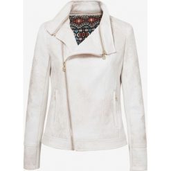 Desigual Marble Kurtka Biały. Białe kurtki damskie Desigual, na wiosnę, bez wzorów, z elastanu. Za 567,95 zł.