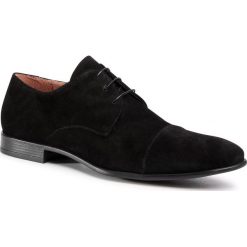 Półbuty GINO ROSSI - Golden MPC955-Q81-0356-9900-R 99. Czarne półbuty męskie Gino Rossi, na co dzień, bez wzorów, ze skóry, eleganckie, bez zapięcia. W wyprzedaży za 239,00 zł.