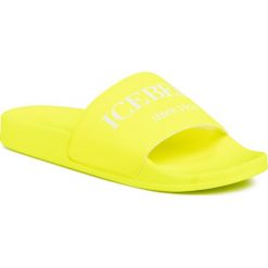 Klapki ICEBERG - 20EIU1302 Comb.Giallo. Żółte klapki męskie Iceberg, z tworzywa sztucznego, bez zapięcia. Za 349,00 zł.