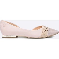 Caprice - Baleriny. Szare baleriny damskie lakierowane Caprice, z materiału. W wyprzedaży za 239,90 zł.