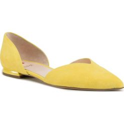 Baleriny HÖGL - 9-100002 Lemon 8400. Żółte baleriny damskie HÖGL, bez wzorów, ze skóry, klasyczne, bez obcasa, bez zapięcia. W wyprzedaży za 349,00 zł.