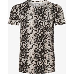 Marie Lund - T-shirt damski, beżowy. Brązowe t-shirty damskie Marie Lund, s, z nadrukiem, z bawełny, eleganckie, bez kołnierzyka. Za 89,95 zł.