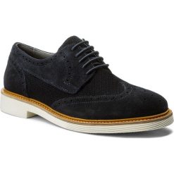 Półbuty GEOX - U Damocle B U820SB 0BS22 C4002 Navy. Niebieskie półbuty męskie Geox, na co dzień, bez wzorów, ze skóry, bez zapięcia. W wyprzedaży za 299,00 zł.
