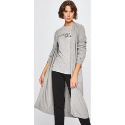 Tommy Hilfiger - Kardigan. Szare swetry damskie TOMMY HILFIGER, s, bez wzorów, z bawełny. W wyprzedaży za 599,90 zł.