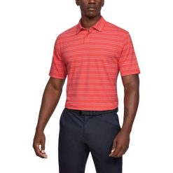 Under Armour Charged Cotton® Scramble Polo Koszulka Czerwony. Czerwone podkoszulki męskie Under Armour, l, w paski, z elastanu, bez rękawów. Za 240,95 zł.