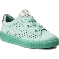 Sneakersy MARCO TOZZI - 2-23750-30 Aqua Comb 868. Zielone półbuty damskie Marco Tozzi, bez wzorów, ze skóry ekologicznej, bez obcasa, na płaskiej podeszwie, bez zapięcia. W wyprzedaży za 159,00 zł.
