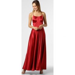 Marie Lund - Damska sukienka wieczorowa, czerwony. Czerwone sukienki damskie Marie Lund, bez wzorów, z satyny, wizytowe, z dekoltem na plecach, bez rękawów. Za 349,95 zł.