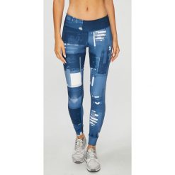 Reebok - Legginsy. Niebieskie spodnie damskie Reebok, xs, z poliesteru. W wyprzedaży za 139,90 zł.