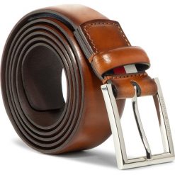 Pasek Męski TOMMY HILFIGER - Formal 3.5 AM0AM05636 0HE. Pomarańczowe paski męskie TOMMY HILFIGER, w paski, ze skóry. Za 269,00 zł.