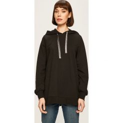 Vila - Bluza. Czarne bluzy damskie Vila, s, bez wzorów, z bawełny, bez rękawów, z kapturem. W wyprzedaży za 119,90 zł.