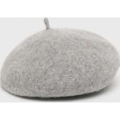 Answear Lab - Beret. Szare czapki damskie Answear Lab, bez wzorów, z wełny. Za 59,90 zł.