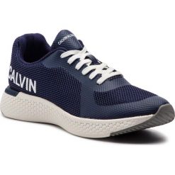 Sneakersy CALVIN KLEIN JEANS - Amos S0584 Navy. Niebieskie sneakersy męskie Calvin Klein Jeans, bez zapięcia. Za 729,00 zł.