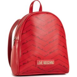 Plecak LOVE MOSCHINO - JC4245PP0BKH0500 Rosso. Czerwone plecaki damskie Love Moschino, bez wzorów, ze skóry ekologicznej. Za 929,00 zł.