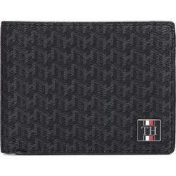 Tommy Hilfiger Plaque Mono Portfel Czarny Szary. Szare portfele męskie TOMMY HILFIGER, bez wzorów, z materiału. Za 376,95 zł.