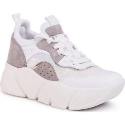 Sneakersy VOILE BLANCHE - Monster Fury 0012014974.01.1N30 Bianco/Tortora. Białe półbuty damskie Voile Blanche, na co dzień, bez wzorów, ze skóry, bez obcasa, bez zapięcia. Za 889,00 zł.