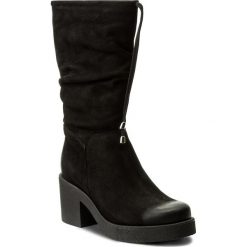 Kozaki ANN MEX - 8253 20C Czarny. Czarne buty zimowe damskie marki Ann Mex, ze skóry. W wyprzedaży za 289,00 zł.