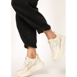 Beżowe Sneakersy Aegina. Brązowe buty sportowe damskie Born2be. Za 109,99 zł.