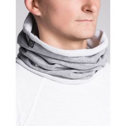 KOMIN MĘSKI A063 - SZARY. Szare szaliki męskie marki Ombre Clothing, z bawełny. Za 14,99 zł.
