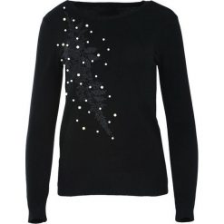 Czarny Sweter Pearly. Czarne swetry klasyczne damskie Born2be, m. Za 59,99 zł.