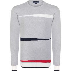 Sweter w kolorze jasnoszarym. Szare swetry męskie Giorgio di Mare, s, bez wzorów, z bawełny, z okrągłym kołnierzem, bez kaptura. W wyprzedaży za 139,95 zł.