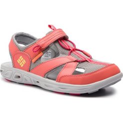 Sandały COLUMBIA - Youth Techsun Wave BY2082 Hot Coral/Sweet Corn 810. Pomarańczowe sandały dziewczęce Columbia, ze skóry, bez zapięcia. W wyprzedaży za 149,00 zł.