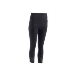 Legginsy 7/8 900 Gym. Czarne legginsy sportowe damskie DOMYOS, l, z podwyższonym stanem. W wyprzedaży za 54,99 zł.