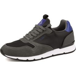 U.S. POLO ASSN. tenisówki męskie Bolt 45 ciemnoszary. Szare trampki męskie U.S. Polo Assn., bez wzorów, ze skóry, na sznurówki. Za 389,00 zł.
