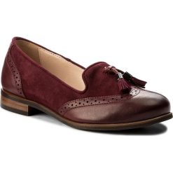 Lordsy WOJAS - 7460-75 Bordowy. Czerwone lordsy damskie marki Wojas, ze skóry. W wyprzedaży za 239,00 zł.