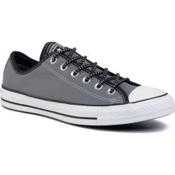 Trampki CONVERSE - Ctas Ox 164095C Cool Grey/Black/White. Szare półbuty męskie Converse, bez wzorów, z gumy, klasyczne, bez zapięcia. W wyprzedaży za 199,00 zł.
