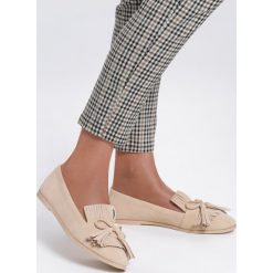 Beżowe Mokasyny Navy Blue. Brązowe mokasyny damskie Renee. Za 49,99 zł.