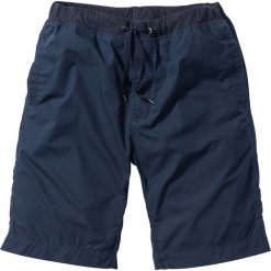 Bermudy z wygodnym paskiem bonprix ciemnoniebieski. Niebieskie bermudy męskie bonprix. Za 79,99 zł.